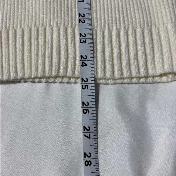 Pink Martini Cowl Neck Sweater Cream Brown and Grey Size Large - Picture 15 of 15